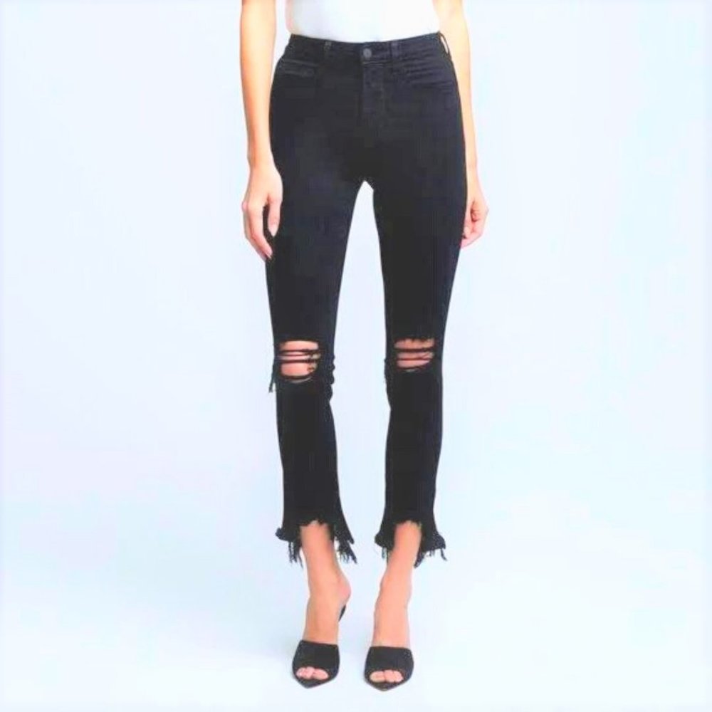 L'agence High Line High Rise Skinny Jeans in Onyx Size 29